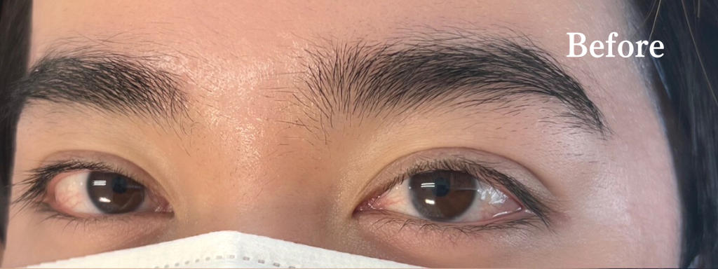 下がり眉の男性